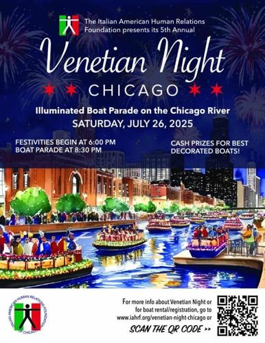 Venetian Night returns to the Chicago River July 26.