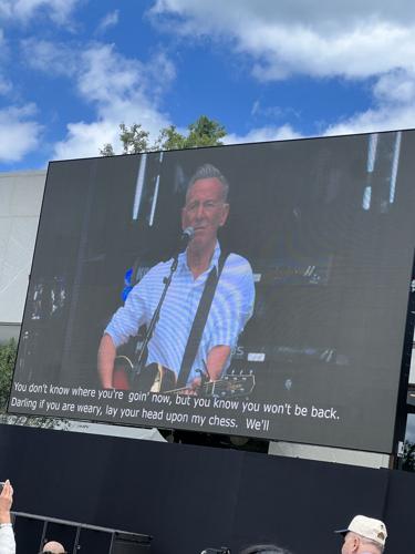 Bruce Springsteen performed. (Candace Jordan photo)