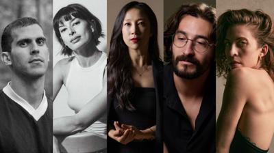 "Winning Works" choreographers: Fran Diaz, Julia Feldman, DaYoung Jung, Daniel Ojeda, and Alexandra Schooling. (Joffrey Ballet photo)