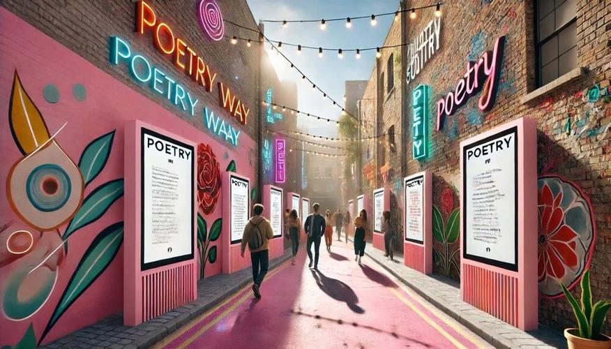 Alleyways will be turned into inspiring spaces. (Rendering courtesy of Chicago Cultural Stadium)