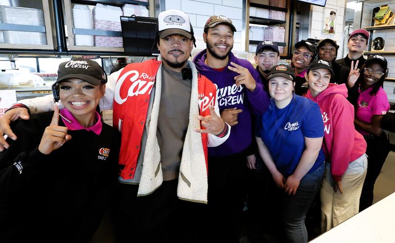 Chance the Rapper partnered with Raising Cane's for a bike and helmet giveaway that put smiles on over 100 kids' faces for the holidays.