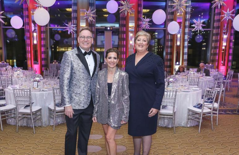 Eversight's 25th anniversary "Gift of Sight" honorees John Robak and Dr. Maria Cortina-Soledad with Diane Hollingsworth, Eversight President/CEO. (Photo by Mila Samokhina)