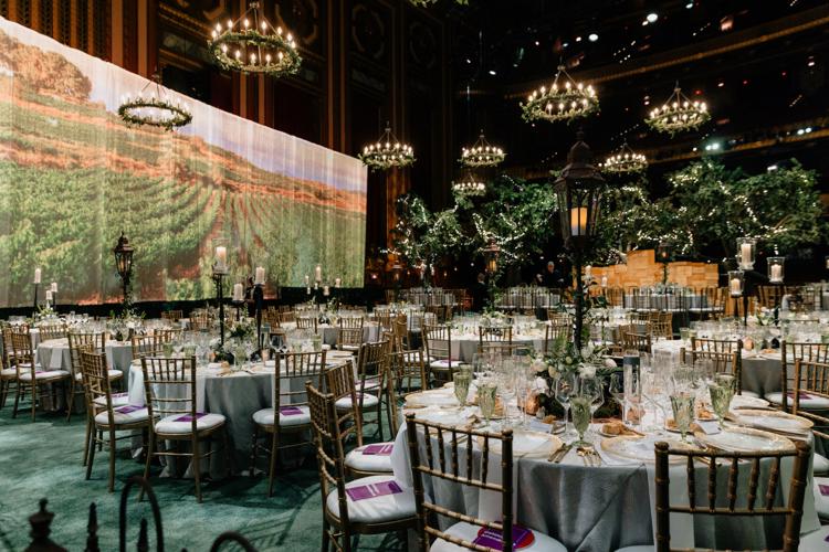 2023 wine auction stage set main