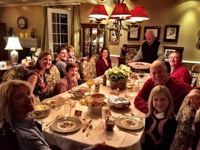 A past Thanksgiving with family.