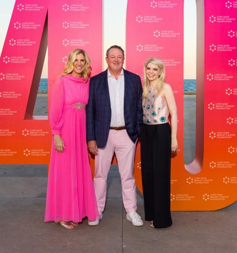 2025 Fall Benefit Co-Chairs Jenny Stevens, John DeCaro and Dana Sanders. (Sheri Whitko Photography)