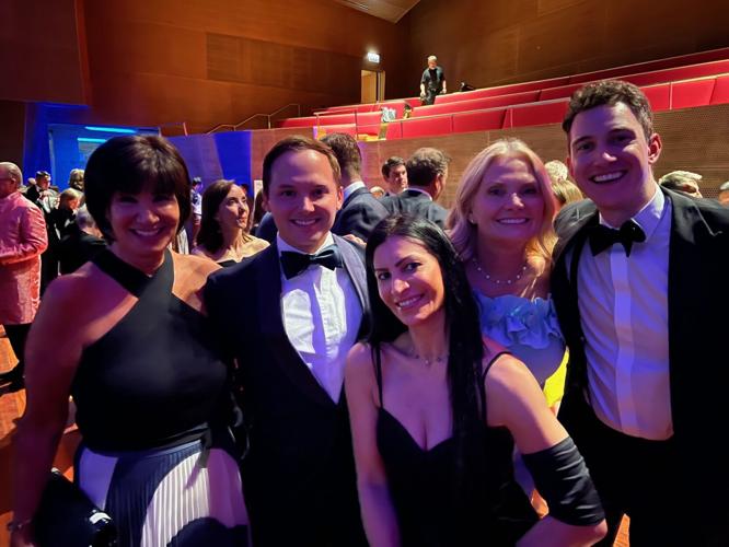 Gala guests at intermission.
