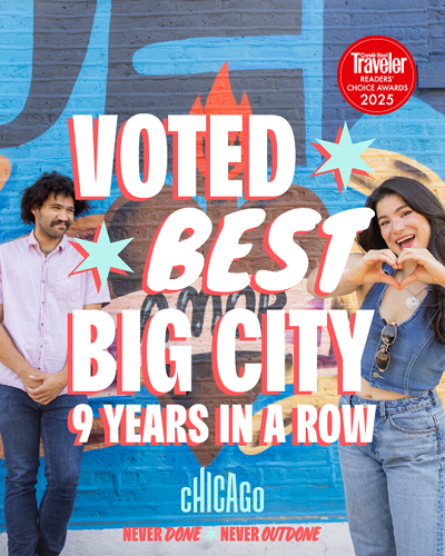 Chicago voted Best Big City in the U.S. for the ninth year! (Choose Chicago photo)