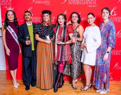 FGI Chicago's 2026 Rising Star Awards: Miss Illinois Kate Dimmett, Raj Patel, Brit Cooper Robinson, Rahela Tanase, Holly Garrard, Alexandra Carillio and Regional Director Jess Crane.