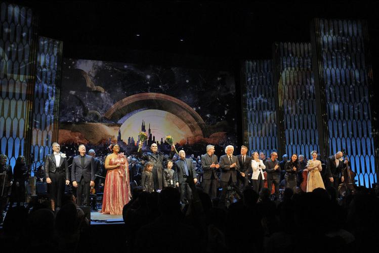 The Company of "A Night of Mellon Collie and Infinite Sadness." (Photo by Cory Weaver courtesy of Lyric Opera of Chicago)