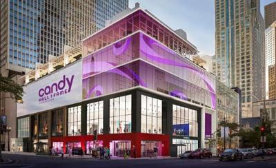 The Candy Hall of Fame will open at 830 N. Michigan in late summer 2027. (Photo courtesy of NCSA)