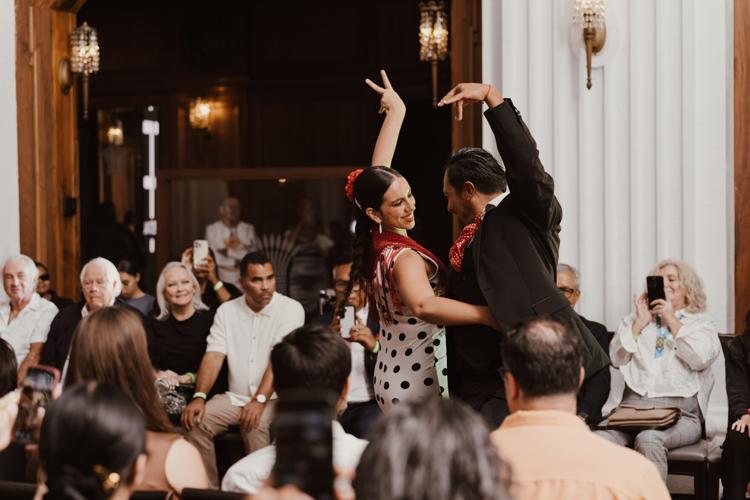 World Fashion Fest 2025 opened with a flamenco dance performed by Ensemble Espanol Spanish Dance Theater dancers. (Maddie Brooks photo)