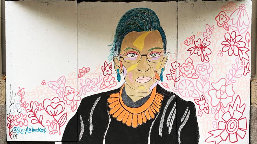 Ruth Bader Ginsburg mural