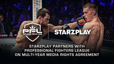 STARZPLAY PARTNERS WITH PROFESSIONAL FIGHTERS LEAGUE ON MULTI-YEAR MEDIA AGREEMENT