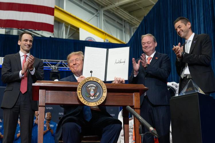 Flying high: Trump orders creation of nation’s first space academy, honors Artemis II crew