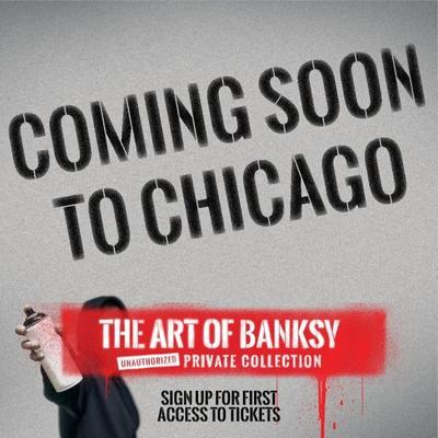Banksy art exhibition coming to Chicago in the summer.