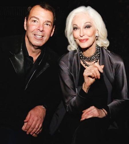 Peter Martino and world's oldest supermodel, Carmen Dell'Orefice -  longtime friends. (Provided photo)