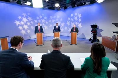 Idaho debate stage