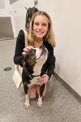 Skylee Parks with PAWS Pup Chalamet.