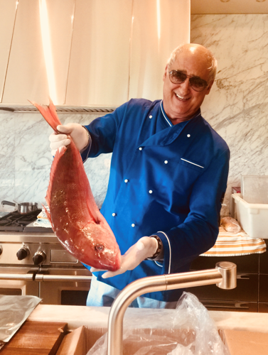 Tocco Chef Bruno Abate at his restaurant in Winnetka.