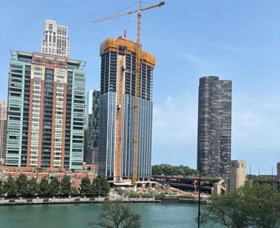 Bye-bye big hole Chicago Spire site finally fills the void
