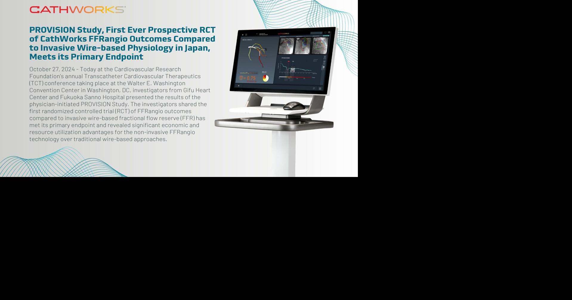 PROVISION Study, First Ever Prospective RCT of CathWork | Trending From ...