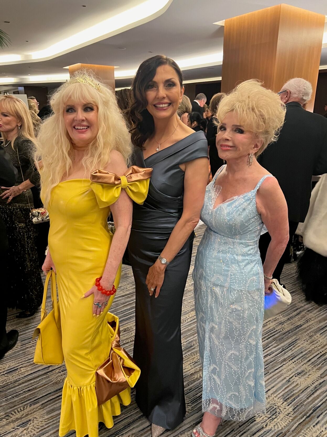 Lauren Lein, Lisa Huber and lead sponsor Sherrill Bodine. (Photo by Candace Jordan)