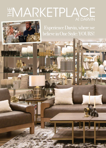 Darvin Furniture & Mattress opens grand new multi-gallery showrooms, The Marketplace, with stylish furniture, accessories and, for relaxation, Mr. Darvin's Coffee Shop.