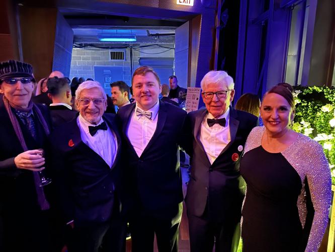 Marc Giordano, Keenan Casey, honorees Mort Kessler and Ben Hodge with Nan Giordano. (Photo by Beth Ann Anderson)