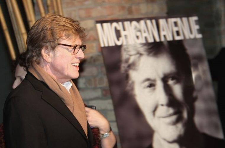 Robert Redford makes an appearance in Chicago March, 2011. for the premiere of his film "The Conspirator" which he directed.  (Photo for Candace Jordan by Mila Samokhina)