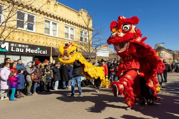 Past Argyle Lunar New Year parade in Uptown. (Chamber of Commerce)