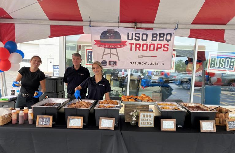 BBQ for a cause, Chicagoland new car dealers host BBQs and activities to support the USO this weekend. (Photo courtesy of USO)