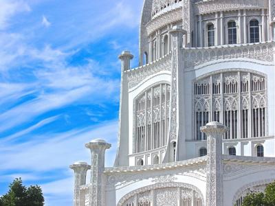 The Bahá’í House of Worship in Wilmette is included in the Chicago Architectural Center's yearly Open House Chicago festival tours.