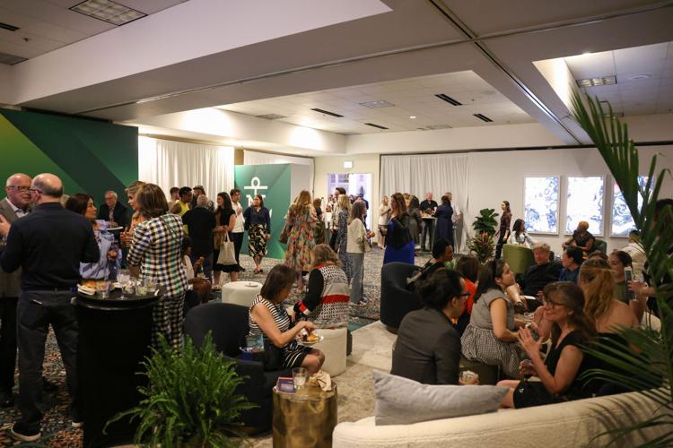 Patron Reception before the show opens, benefiting the MCA.