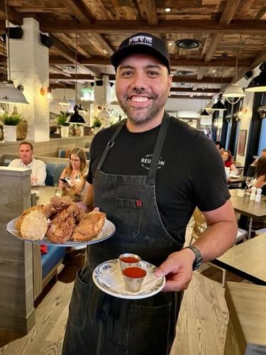 Chef Art Smith Executive Chef Hector Guerrero. (Candace Jordan photo)