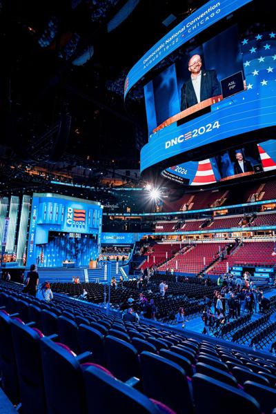 Democratic National Convention 2024, United Center, Chicago, United States. Published on August 18, 2024. Photo by Nils Huenerfuerst on Unsplash