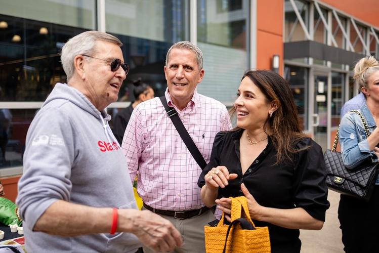 Michael Kutza, Curt Rose and Maggie Baczkowski.  (Photo by Kelsy Goodwin)
