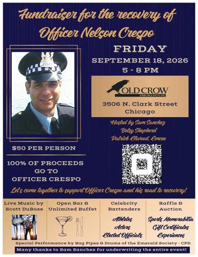 A night for Nelson: Chicago ready to rally around Officer Crespo.