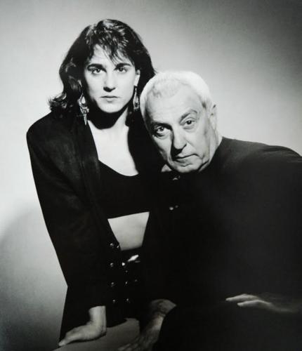 Giordano Dance Chicago Artistic Director Nan Giordano with her famous dad, Gus Giordano.