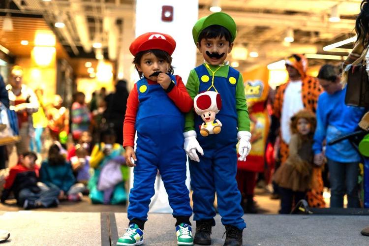 Cute trick-or-treaters at a past Navy Pier's Slightly Spooky Saturday Halloween celebration. (Navy Pier photo)