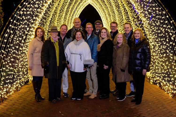 Chicago Botanic Garden hosted its 6th annual Lightscape preview party that drew over 650 guests. (Chicago Botanic photo)