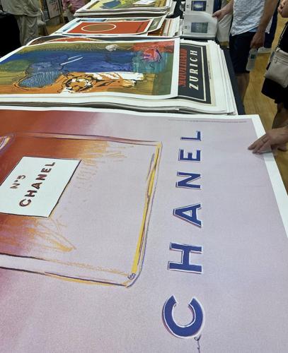 Vintage posters are always popular.