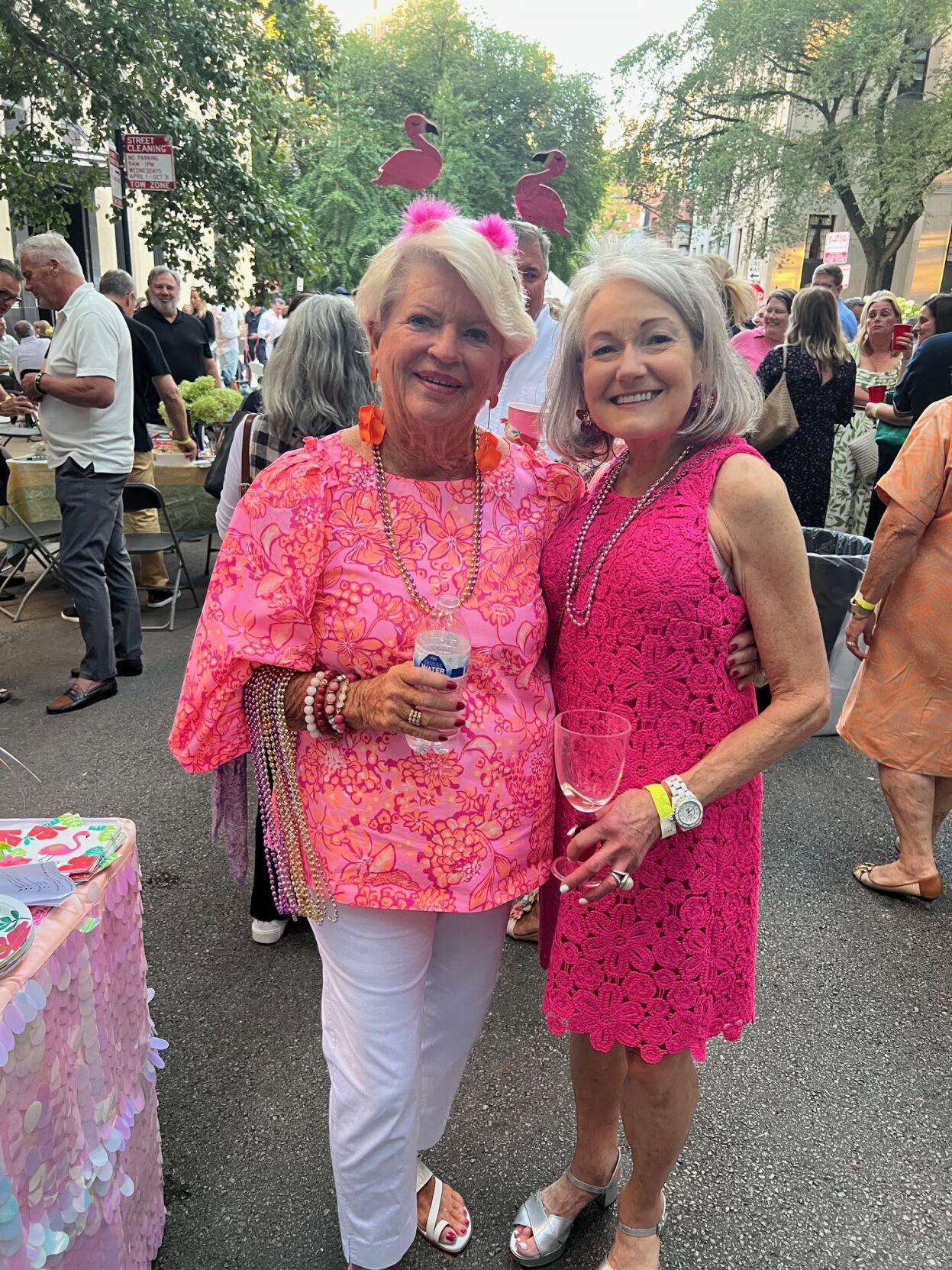 Peggy Martay with event co-host Kimberly Gleeson.