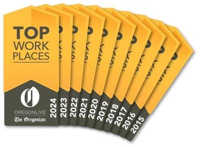 HawkSoft has bee awarded OREGONLIVE's Top Workplaces Award 10 consecutive years.