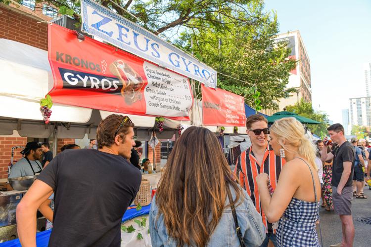 Zeus Restaurant at the Taste of Greektown, photo credit Special Events Management.