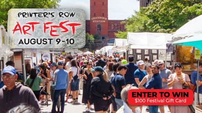 Printer's Row Art Fest is coming to the South Loop this weekend, Aug. 9/10.