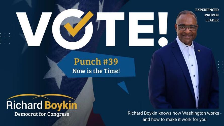 Punch 39 on March 17 for Richard Boykin.