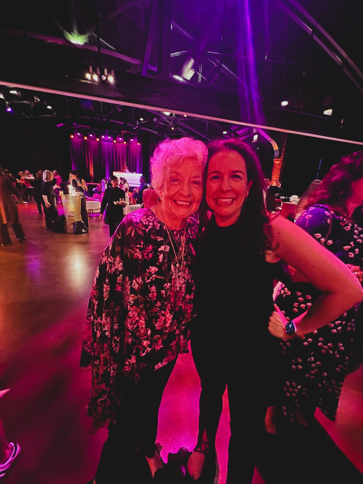 Co-founding LSCRF Foundation member Charlene Lieber and (L) and friend.