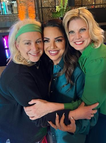WSHE radio's Lisa Kosty, Michelle Mekky (Mekky Media) and WBBM-AM's Lisa Fielding.