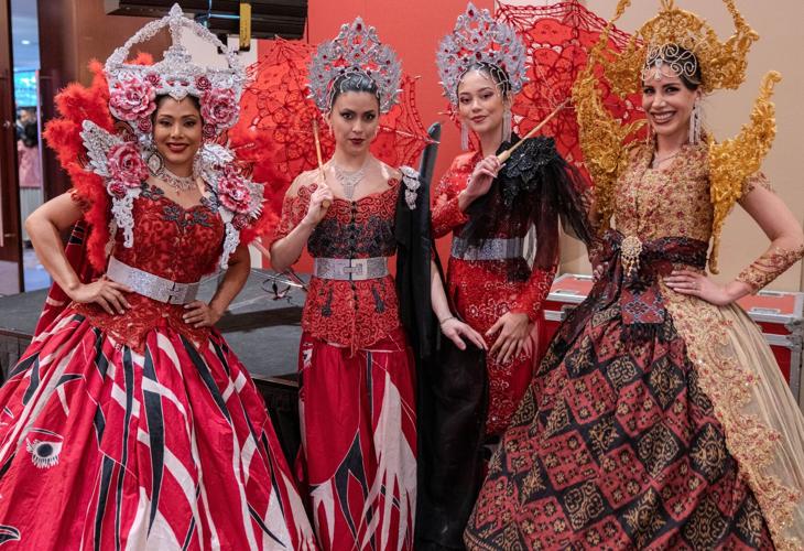 The Lunar New Year Gala attracted 1100 guests and featured a couture fashion show with glamorous designs by NataliaYaya. (Photo courtesy of AACC)