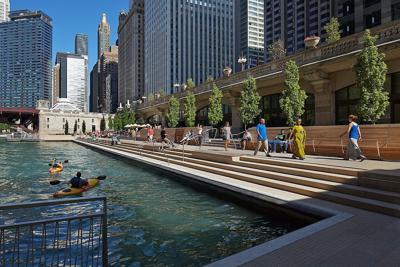 You can’t beat the Chicago Riverwalk—in October